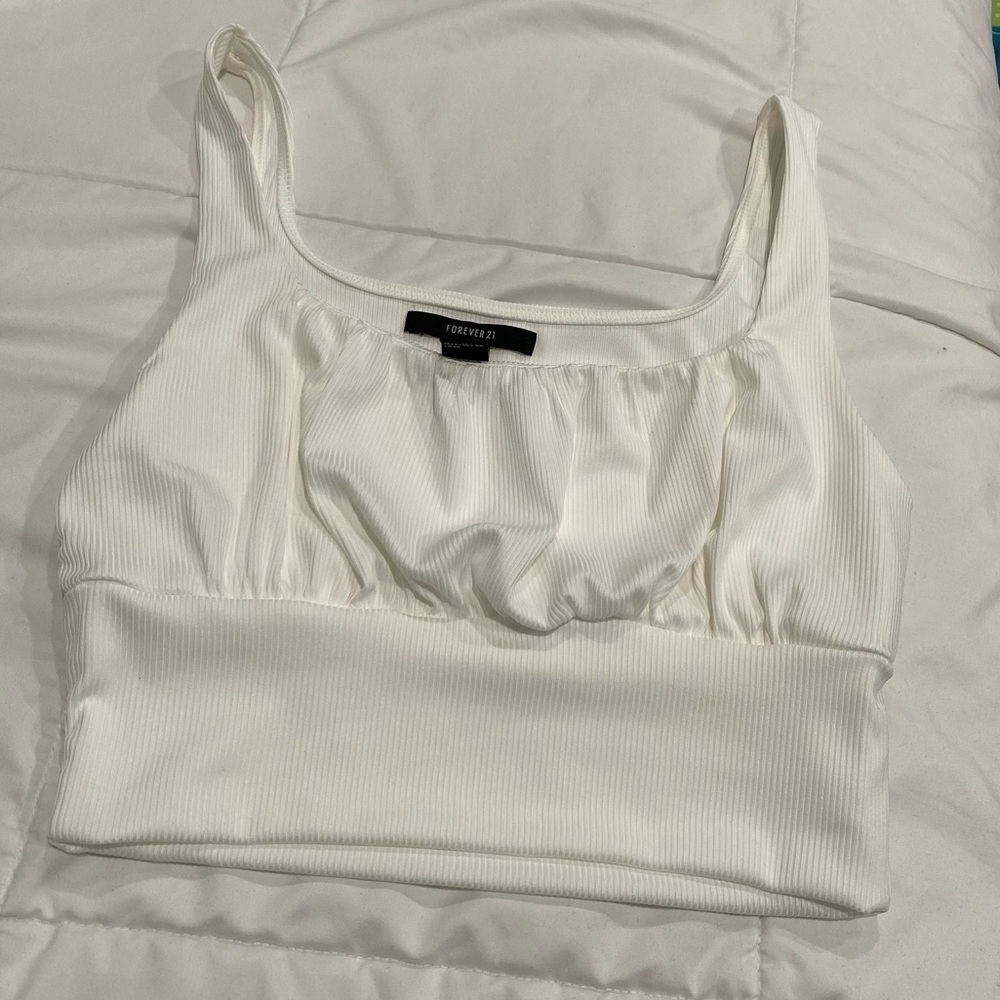 ruched crop top - Picture 2 of 4